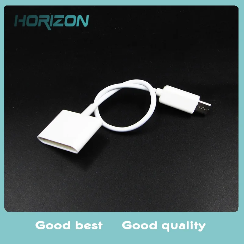 

White Micro USB 30pin Female Female to 5 Pin Male Transfer Cable for iPhone