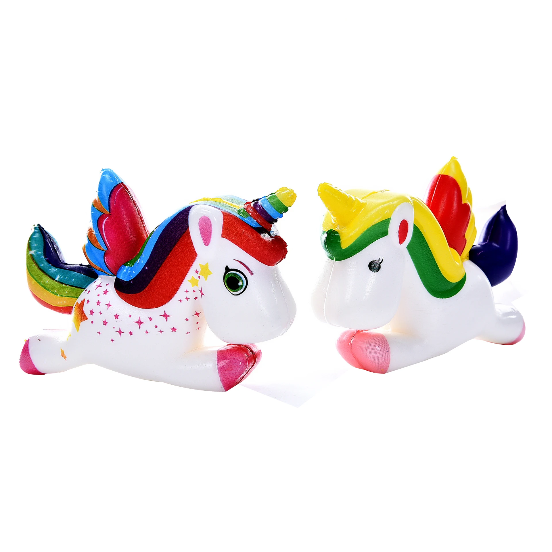 Новинка Kawaii Jumbo Squeeze Toys Детские красочные медленно поднимающиеся антистрессовые