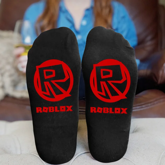 1 pair hot game roblox kids socks adult unisex cartoon fashion socks