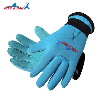 

DIVE&SAIL Children Swimming Diving Gloves 3mm Neoprene Palm Protection Keep Warm Anti-scratch Gloves for Kids Water Sports