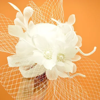 

Wedding Bridal Hats And Fascinators/headpiece/party Hat wedding accessories Bride hat White bridcage party hair accessories