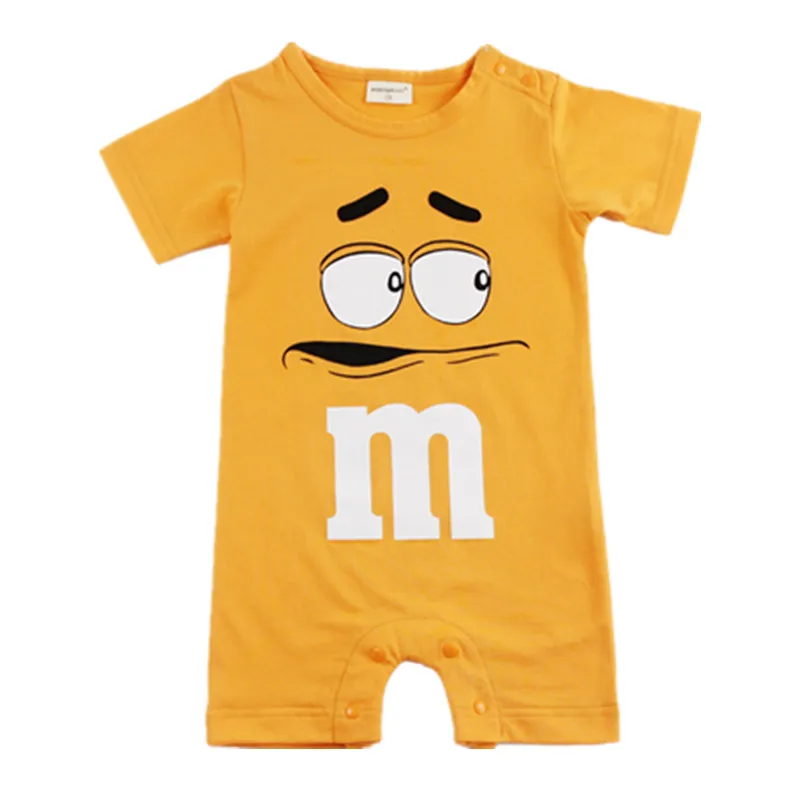 2020 Summer Baby Boy Romper Short Sleeve Cotton Infant Jumpsuit Cartoon Printed Baby Girl Rompers Newborn Baby Clothes 4 Color