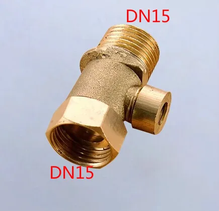 DN15 латунный водорегулирующий клапан для регулировки размера воды