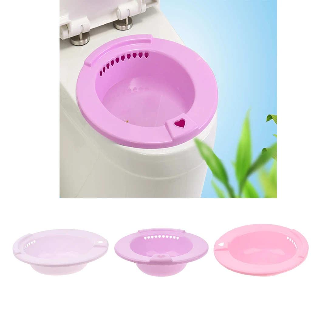 Plastic Sitz Bath For Toilet Bowl for Hemorrhoid Maternity Pregnant Puerpera, Avoid Squatting