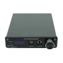 fx-аудио DAC-X7 HiFi 2,0 цифровой аудио USB XMOS декодер 32 бит/384 кГц поддержка DSD256 усилитель для наушников OLED дисплей