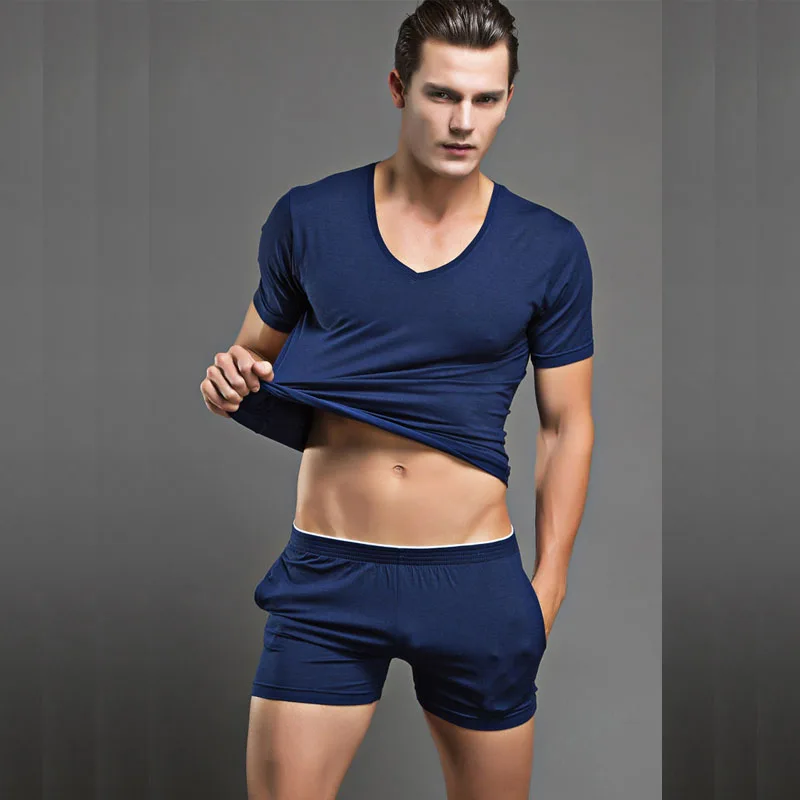Brand Casual Short Sleeve Boxer Trunks 