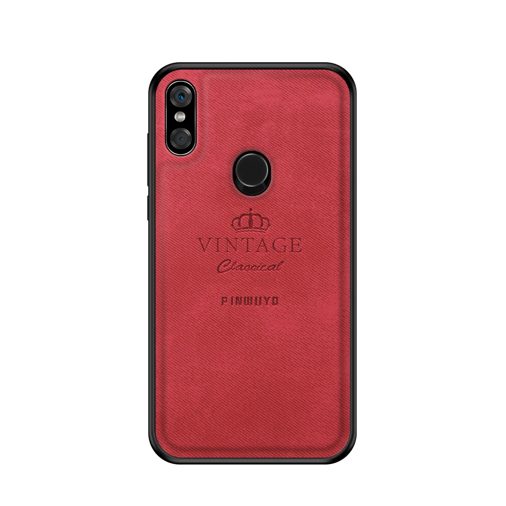 Для Motorola Moto P30 play чехол Винтаж чехол для ПК Жесткий Чехол Высокое качество специальные чехлы для Motorola Moto P30 играть - Цвет: wine red
