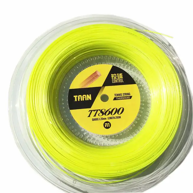 Tourna Premium Poly Durable Tennis String, Optic Yellow