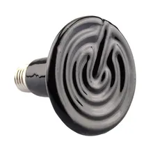 150 Вт 220 В Pet Черный Инфракрасный теплоизлучатель приспособления лампа для свет для рептилии питомнике Coop расти инкубатор Прямая