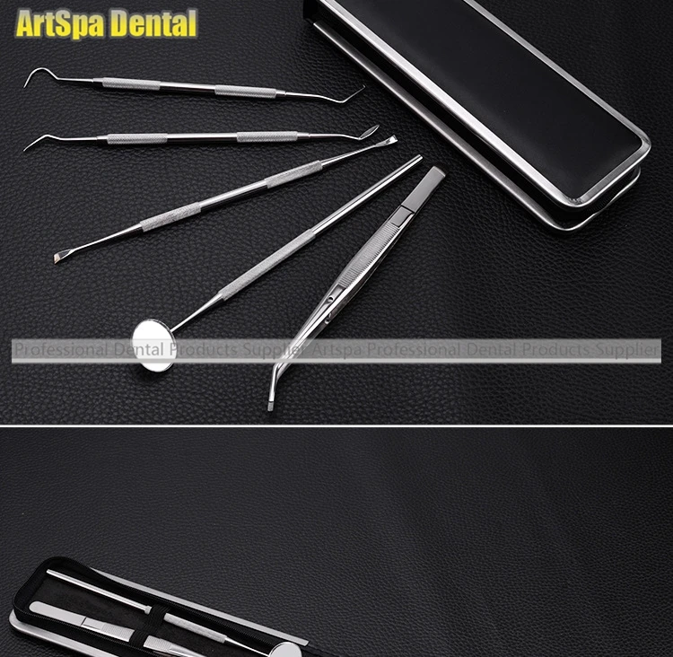 Dental Tooth Cleaning Kit Dentist Scraper Pick Tool Calculus Plaque