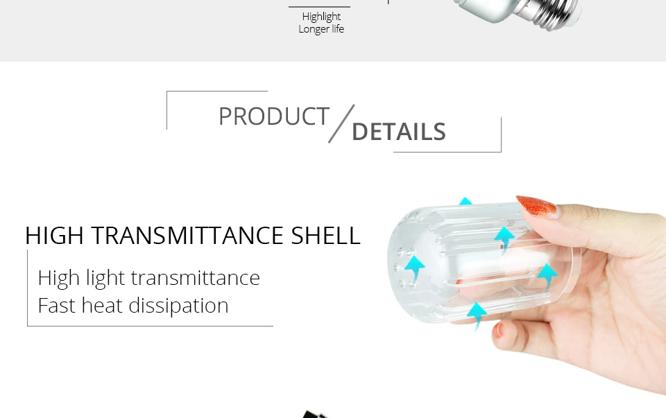 E27 LED Lamp E14 LED Bulb SMD5730 220V Corn Bulb 24 36 48 56 69 72LEDs Chandelier Candle LED Light For Home Decoration (5)