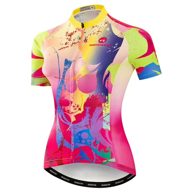Weimostar, велосипедная майка для женщин и девушек, летняя, короткий рукав, mtb, Джерси, Майо, Ciclismo, Hombre, для спорта на открытом воздухе, для гонок, велосипедная рубашка