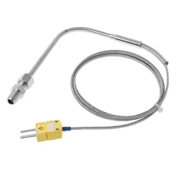 

EGT K Type Thermocouple Temperature Controller Tools 0-1250 C Exhaust Gas Temp Sensor Probe Connector with Exposed Tip