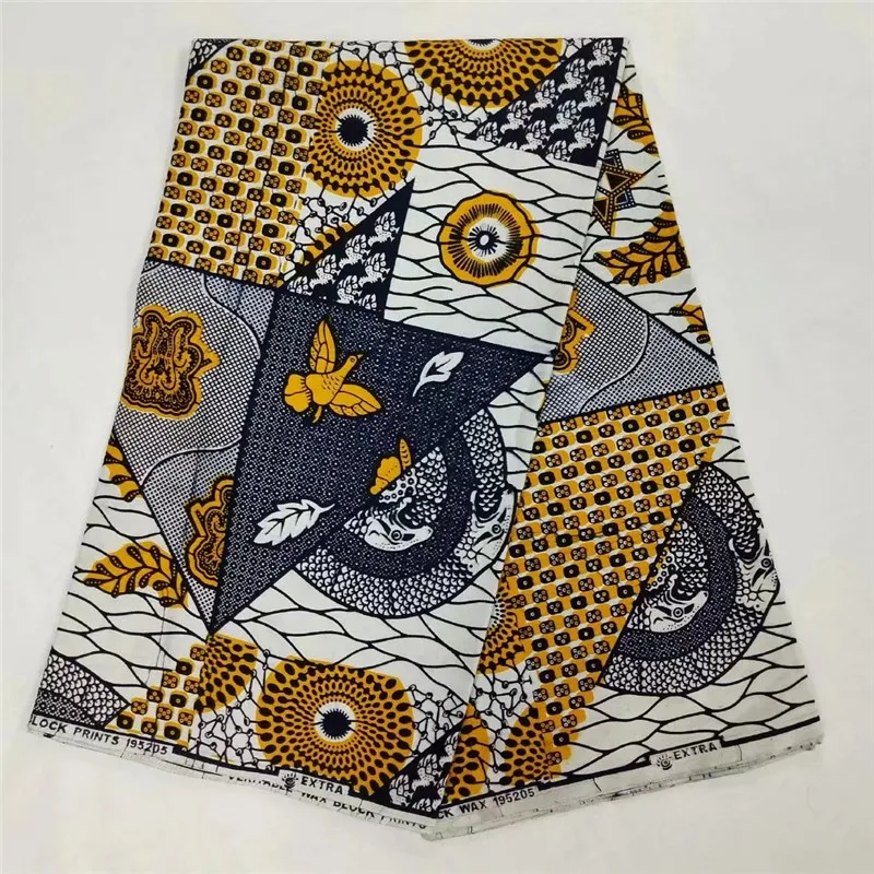 

Nigerian sewing materials Ankara fabric African real wax print high quality java wax fabric wholesale 6 yard/lot NA112213