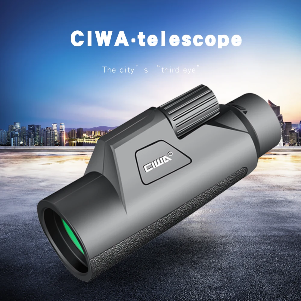 Профессиональный Монокуляр CIWA для глаз 10X42 мощный монокулярный телескоп с одним
