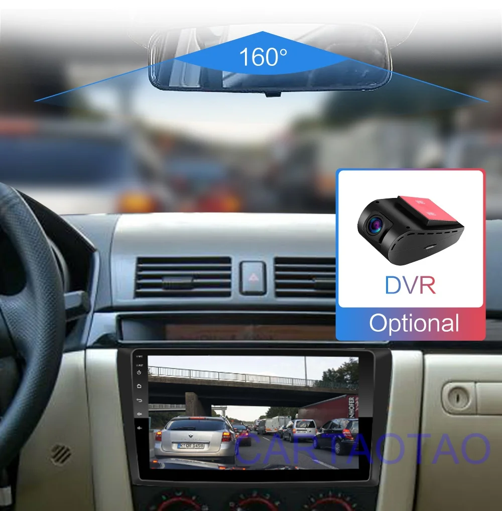 2G+ 32G " 2din Android 8,1 GO автомобильный Радио gps навигация wifi Bluetooth плеер карта для Mazda 3 2004-2013 автомобильный dvd-плеер