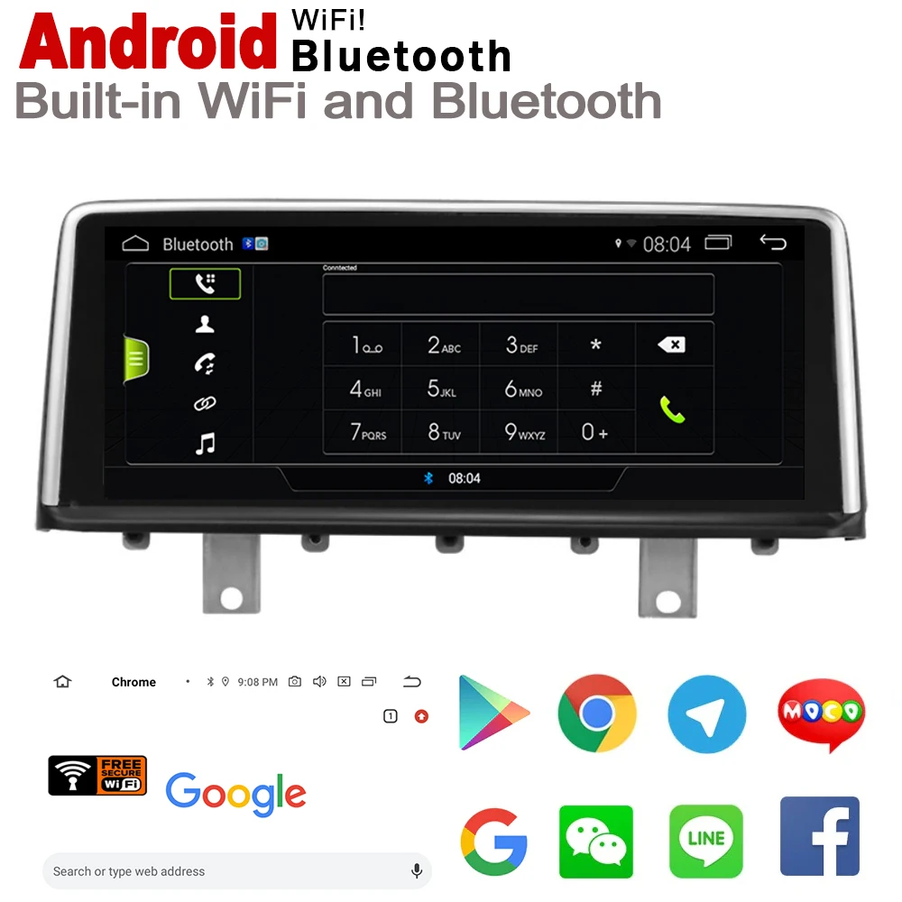 Excellent IPS Android 7.0 up car multimedia player gps navigation for BMW M4 F82 F83 2013~2017 NBT Noriginal style screen  2GB+32GB WiFi 2