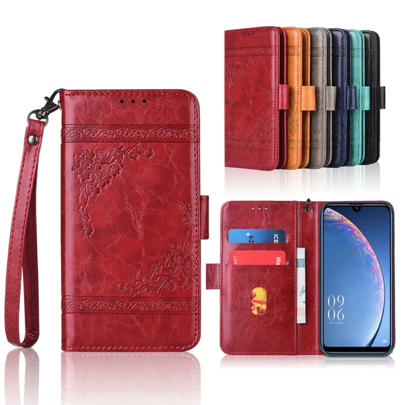 

Wallet case for Elephone A6 Mini cover with Strap,100% special PU Patterned Floral Flip Case With Card Pocket Kickstand case
