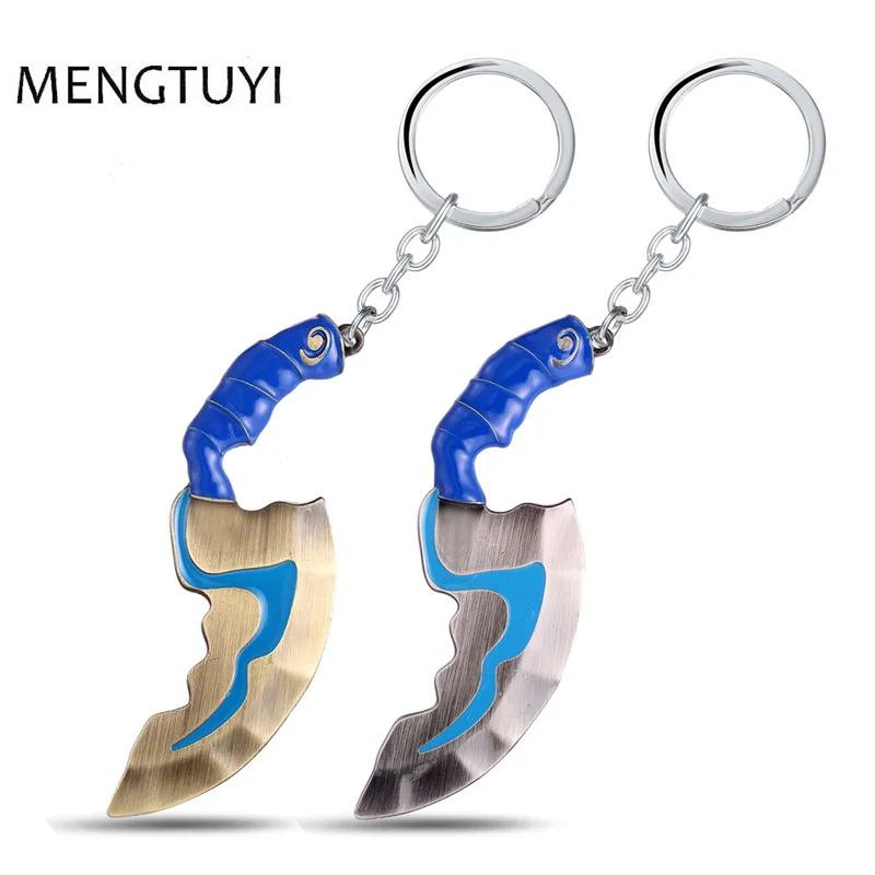 

J Store Game Series Dota 2 Keychain Blink Dagger For Fans Butterfly Broken Bone Cosplay Key Ring Jewelry
