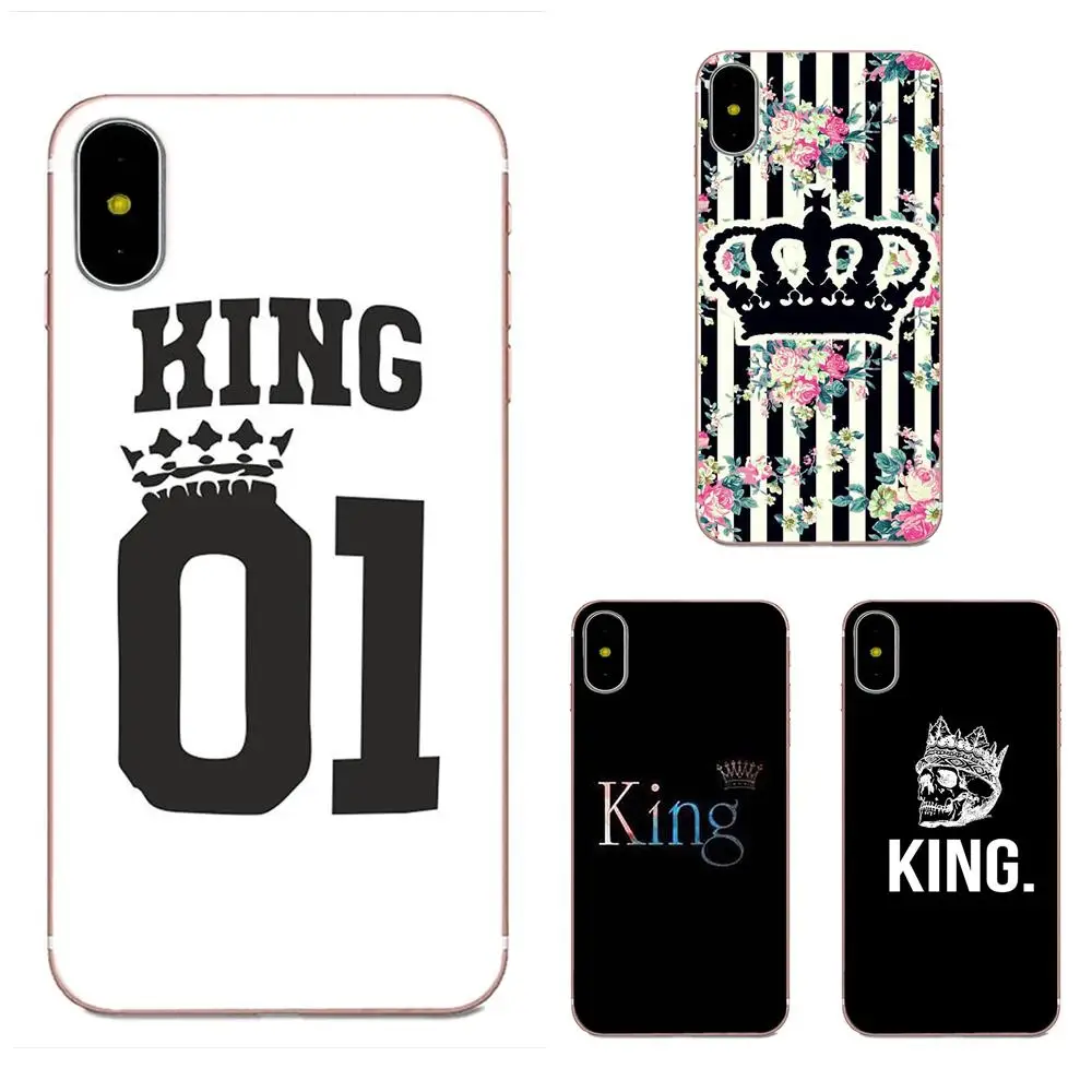 

Soft TPU Case For Xiaomi Redmi Mi Note 7 8 9 SE Pro Lite Go Play King Queen 01 Brand Couple