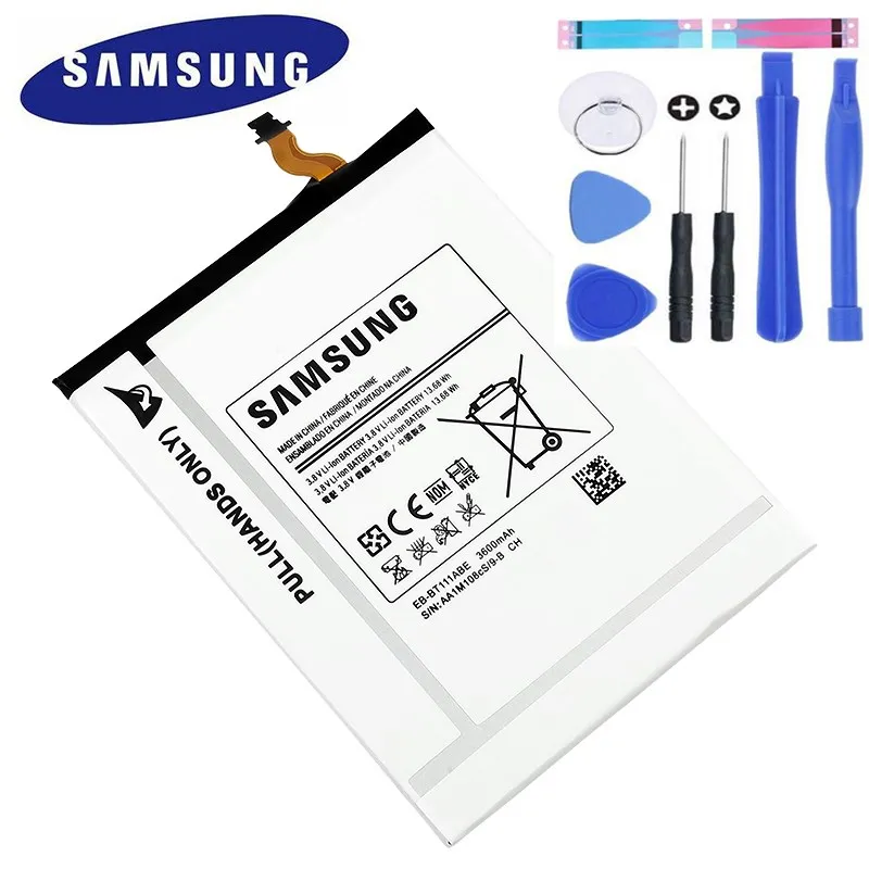 Оригинальная замена Батарея для SAMSUNG T115 T116 SM-T110 SM-T111 натуральная планшеты EB-BT111ABE