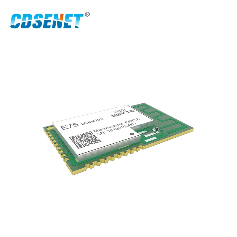 JN5169 Zigbee 2,4 ГГц 10 мВт беспроводной передатчик приемник CDSENET E75-2G4M10S SMD 10dBm PCB IPEX 2,4 ГГц радиочастотный приемопередатчик