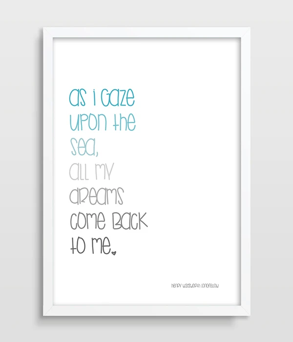 Nautical Typographic Print, Nautical Quote, Home Sweet Home, Nautical Home Decor, Nursery Print, Sailor Art Print, Sea Art, Nautical Decor