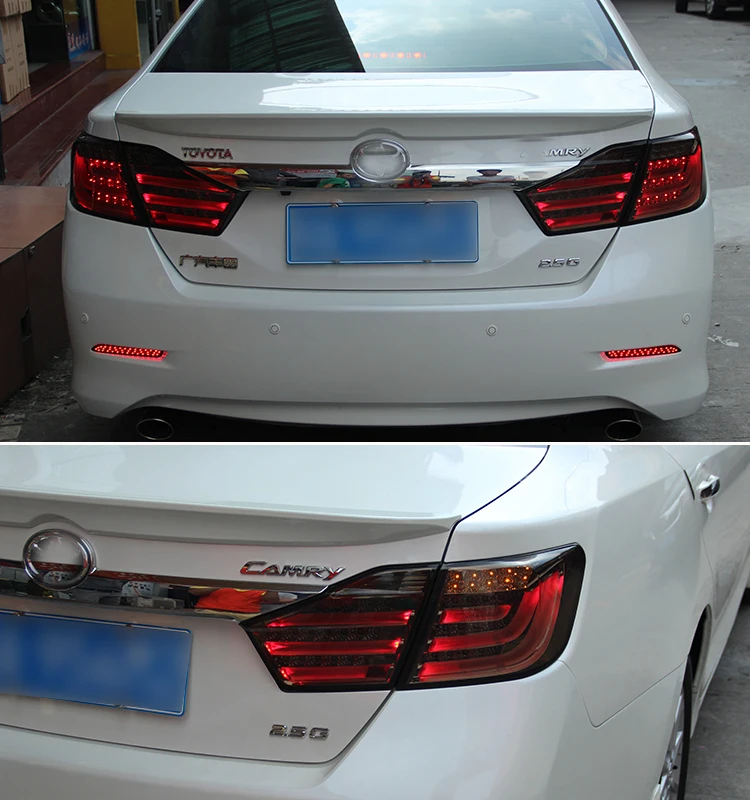 Для Toyota Camry, задних сигнальных огней, 2012 2013 Camry V50 светодиодный фонарь Aurion задний фонарь DRL+ тормоз+ Парк+ сигнал автостайлинг