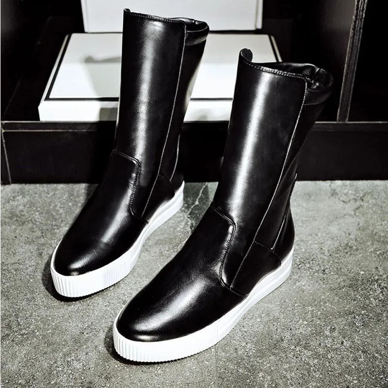 

2017 New Fashion Vintage Style Platform Snow Boots For Women Autumn Winter Warm Female Martin Boots Large Size 35-43 M2.5