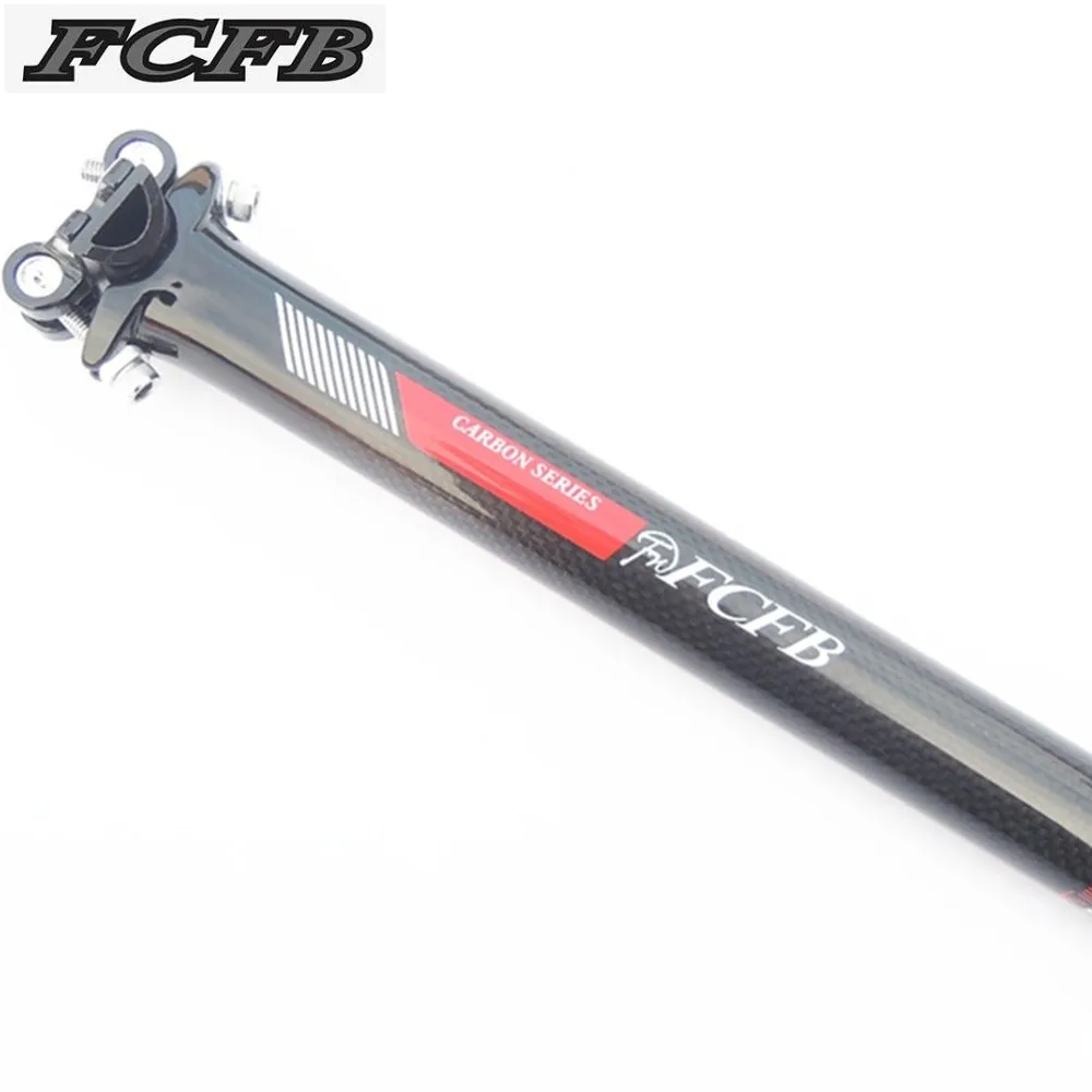 comprar FCFB FW selim de carbono 27.2 30.8 31.6*350 400 450 MILÍMETROS Frete Grátis assento de bicicleta peças da bicicleta do carbono partscarbon pós