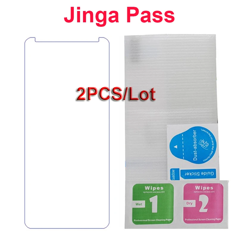 

2PCS Screen Protector For Jinga Pass Tempered Glass Film 2.5D Protective Screen Case Cover for Jinga Pass Mobile Phone Glass