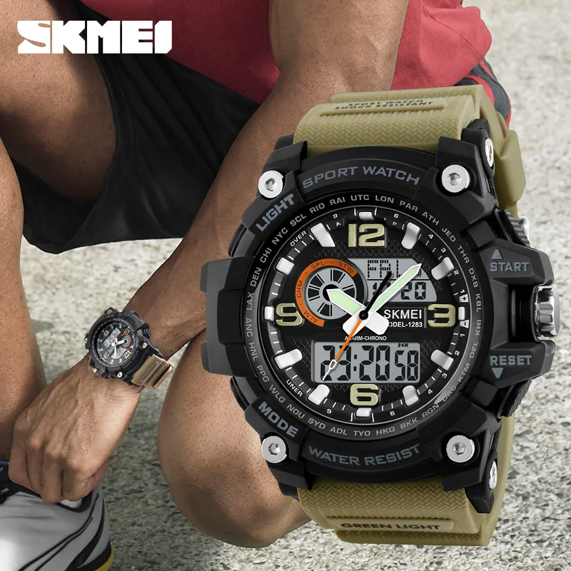 

Skmei 2019 New Fashion Digital Watches Casual Multi-function Men Sport Watch Complete Wristwatch reloj Alarm Clock montre homme