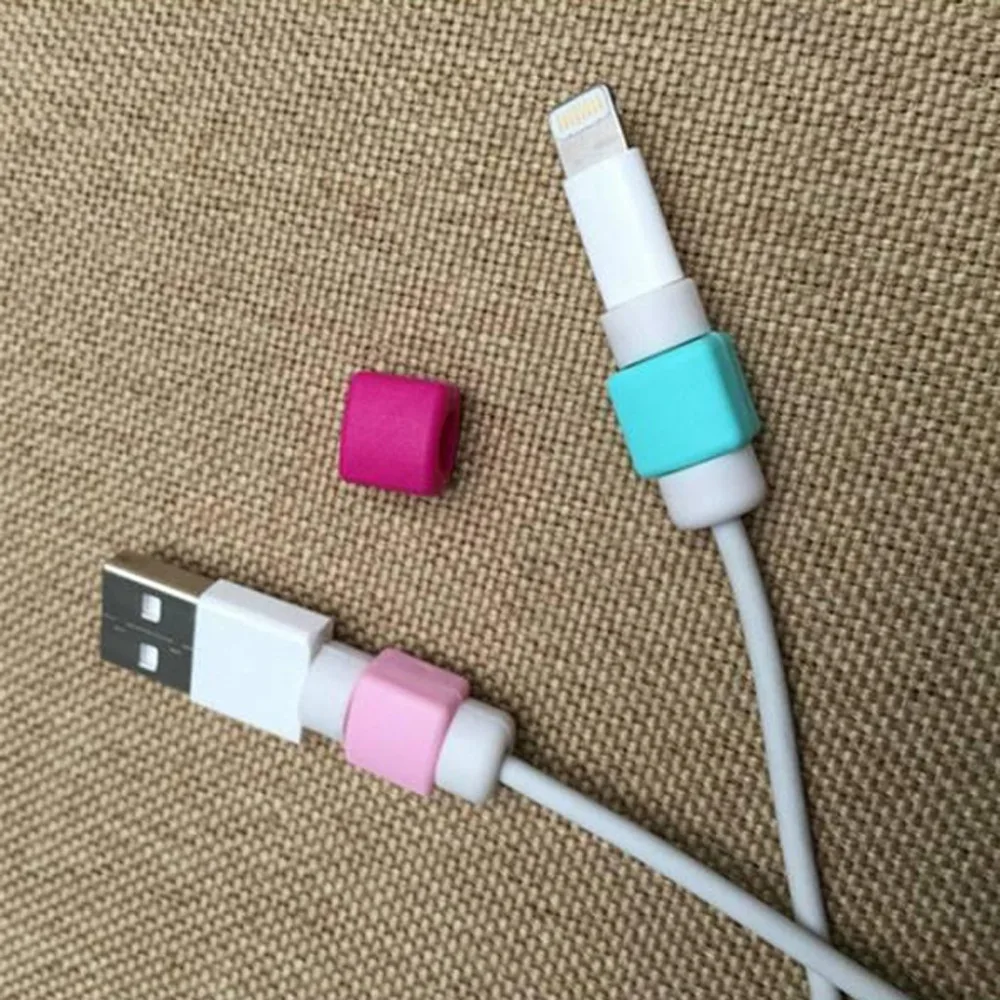 PORTEFEUILLE usb for apple data cable for android earphone protector cartoon animals data line protector for iphone x  xr xs max (3)
