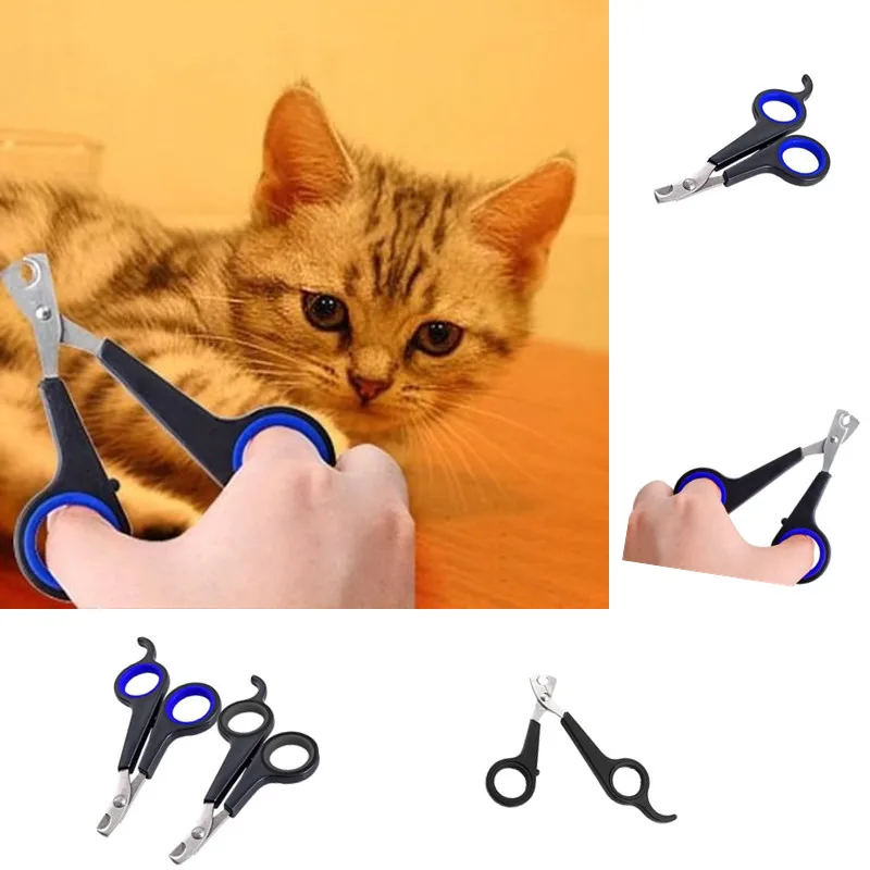 Малый кошки собаки ножницы кошка щенок Pet ногтей Toe Clipper Уход за лошадьми коготь резак триммер