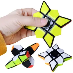 Гарантия качества кубики Волшебные Professional конкурс головоломка с быстрым кубом палец Spinner Magic Cube Прохладный ребенок игрушки детские подарки