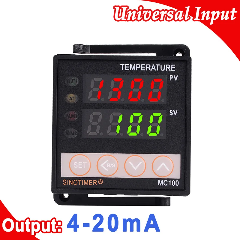 PID Digital Temperature Controller Regulator Thermocouple K or PT100 RTD Type Input, Current 4-20mA Output PID Digital Temperature Controller Regulator Thermocouple K or PT100 RTD Type Input, Current 4-20mA Output