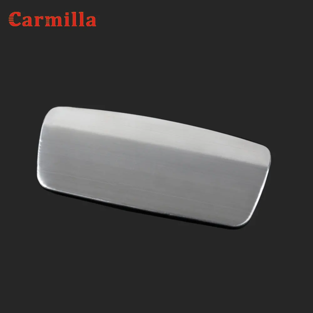 Stainless Steel Interior Car Storage Box Decorative Trim Glove Box Handle Sequins Cover Sticker for