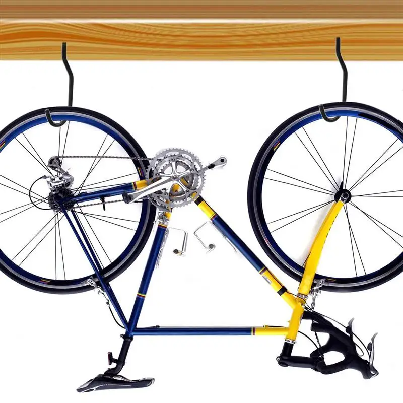 Us 16 52 30 Off 10 Pcs Bike Hook Heavy Duty Bike Hanger Bike Storage Hooks With 10 Pcs Bolts For Garage Wall And Ceiling In Hooks Rails From Home