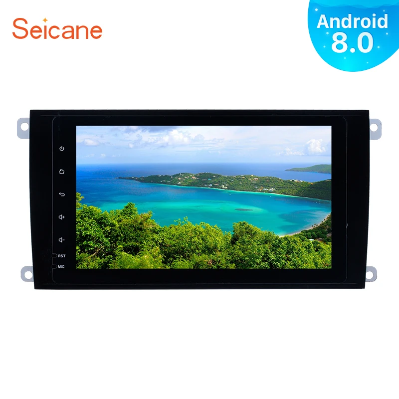 Seicane GPS 2Din Navi Android9.0 стерео HD 8 &quotавтомобильное радио для Porsche cayenne 2003-2011
