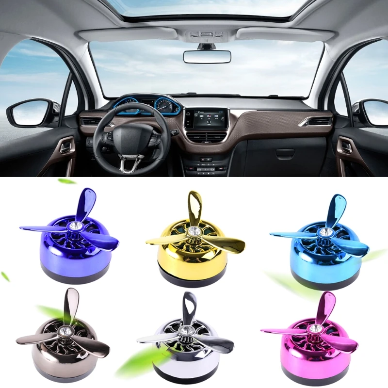 

1pcs New Air Force 3 Propeller Aroma Car Vents Outlet Fragrance Clip Air Freshener