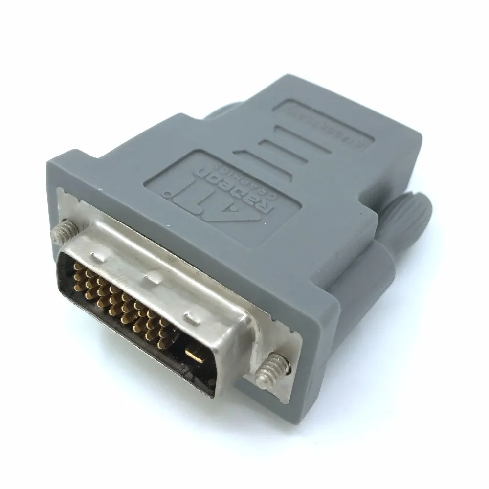Видеоадаптер ATI Radeon DVI male HDMI Female 6140063501G Rev B 0841 видеоадаптер конвертер conncetor|dvi male|dvi to