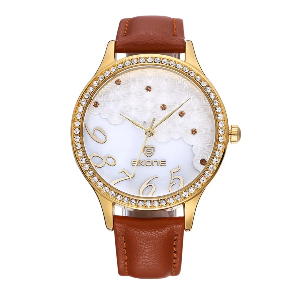 

2019ladies new luxury crystal diamond fashion luxury watch multi-function quartz leather watch ladies and women relogio feminino