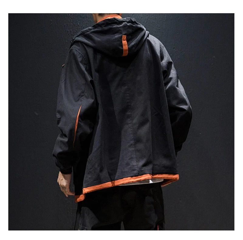 Army Green Trench Coat Men Korean Style Fashion Clothing Male Hooded Trench Coat Jacket Mens  (25)