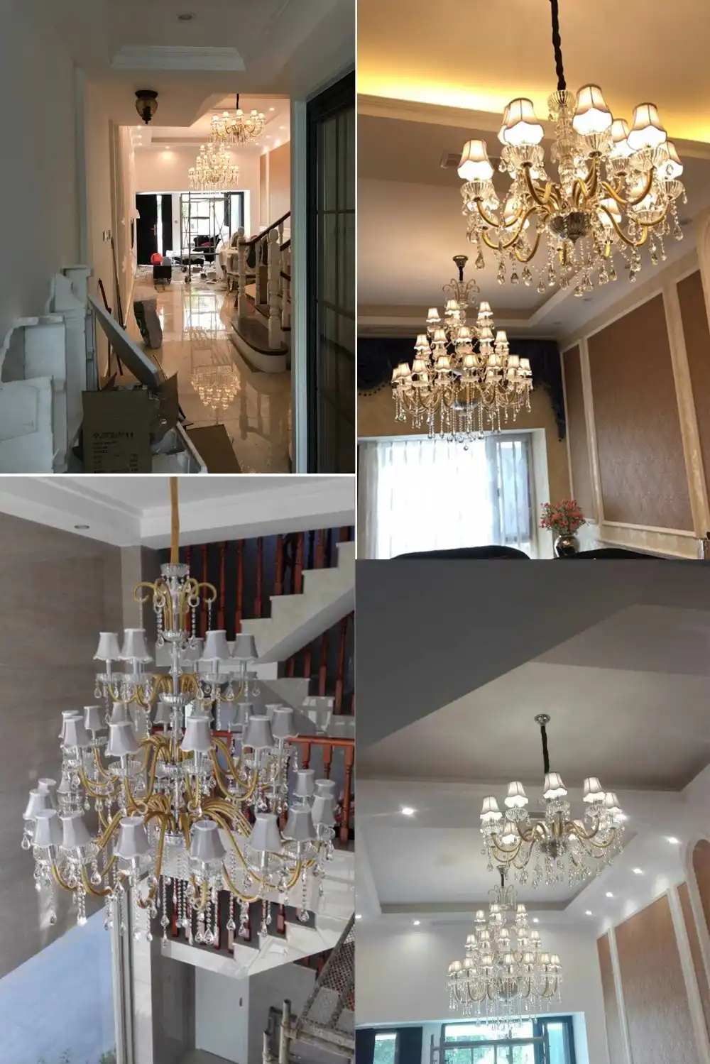 Large Chandeliers For Foyer Large Modern Chandelier Crystal High