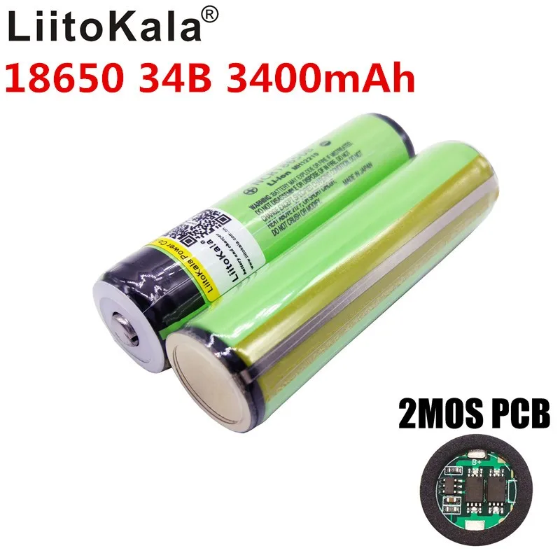 Liitokala аккумуляторная батарея 18650 для ncr18650B 3400 мАч 3 7 В бесплатная доставка|rechargeable