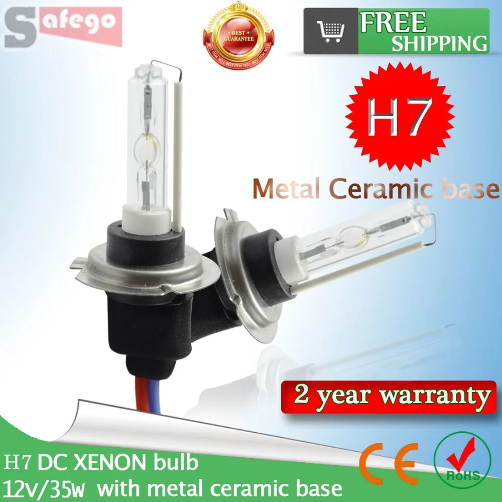 2X H7 Xenon Light Bulb DC 12V 35W Xenon Bulb Replacement For Cnlight
