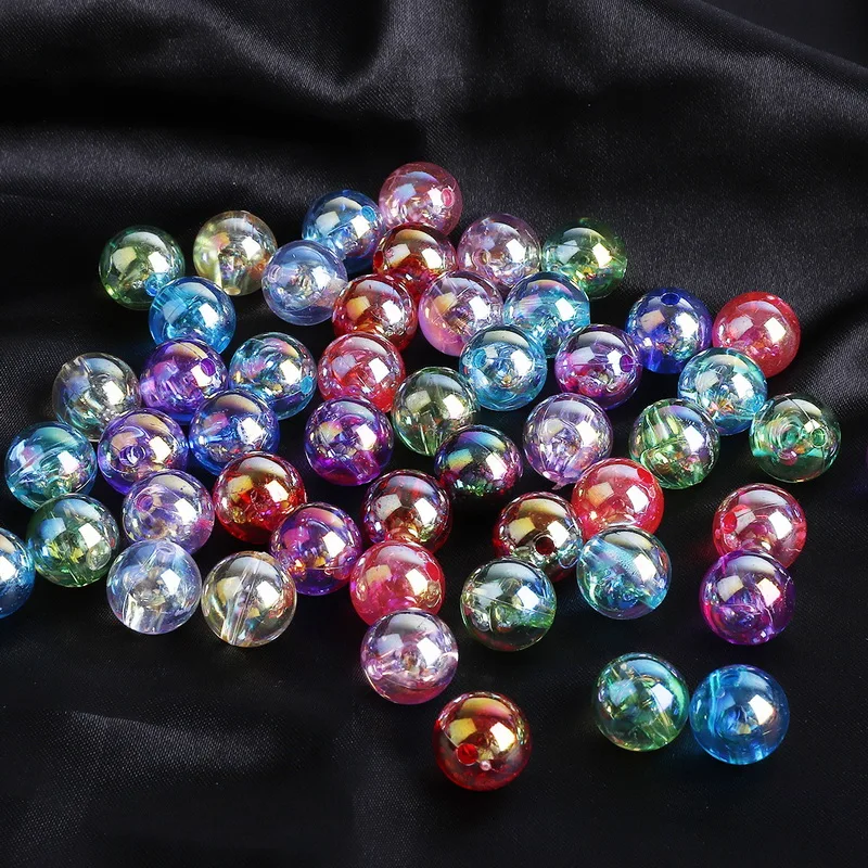 

6 8 10 12mm AB Color Round Acrylic Bead Loose Spacer Beads for DIY Jewelry Findings Making Mixed Color Beads Low Price Wholesale