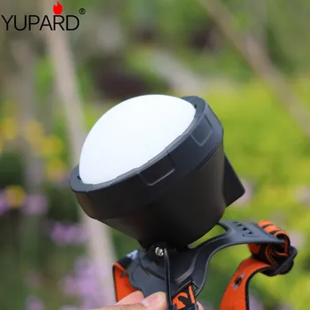 

YUPARD bright XM-L T6 LED HeadLight Headlamps LED camping Head Light including Lightsphere+18650 rechargeable battery+charger