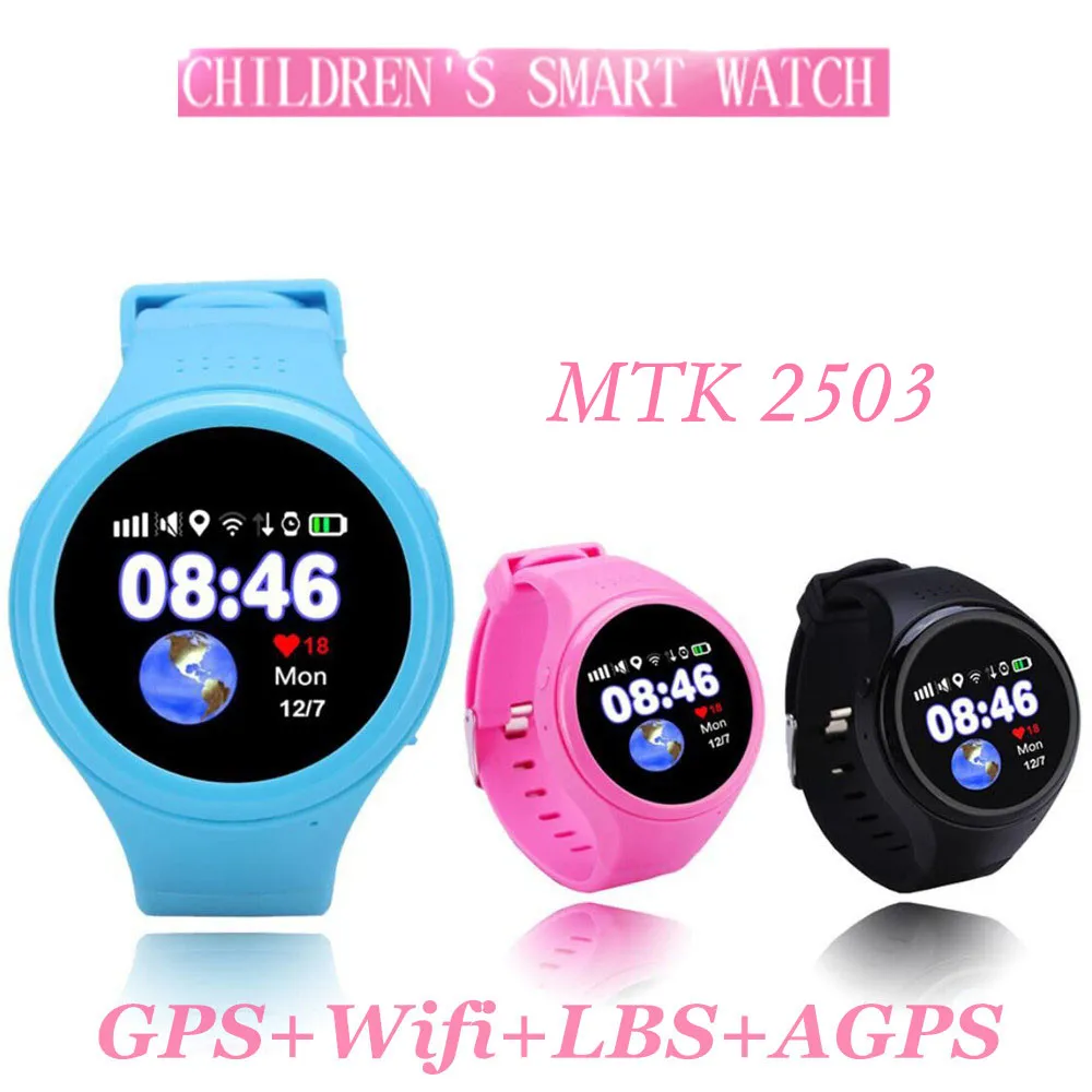 T88 Bluetooth Детские умные часы телефон смарт детские круглый экран MTK2503 2G наручные SOS