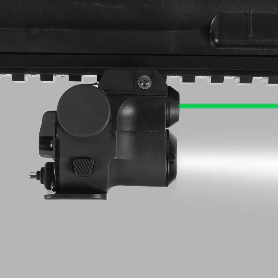 Тактический зеленый лазерный прицел с светодиодный подсветка для оружия свет для 20 мм планка Пикатинни для винтовки и пистолета пистолет охота
